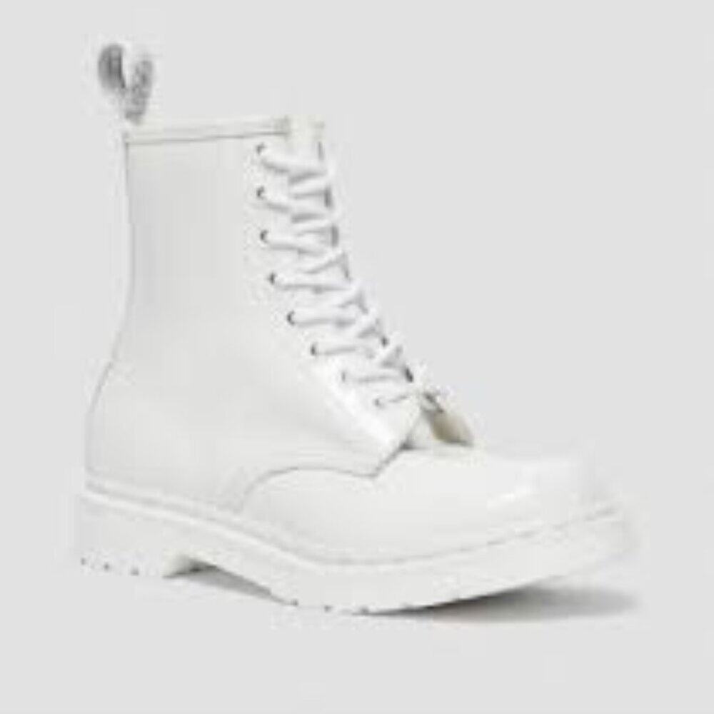 DR. MARTENS 1460 MONOCHROMATIC LEATHER WOMEN BOOTS 6 BRAND NEW WITH BOX
